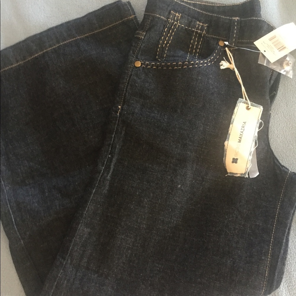 BCBGMAXAZRIA wide leg jean